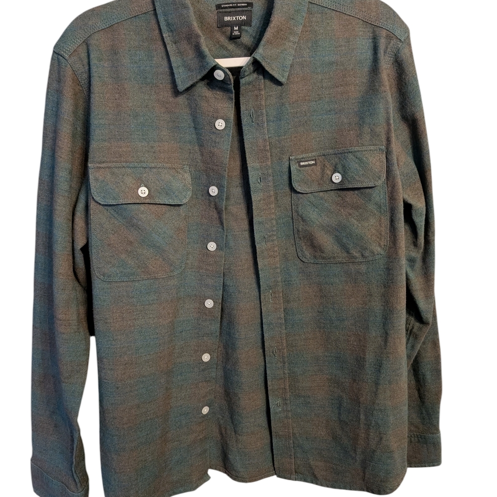 Brixton Men's Bowery Flannel Shirt Size M